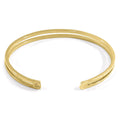 Brady Outline Midi Geometric 9ct Yellow Gold Bangle